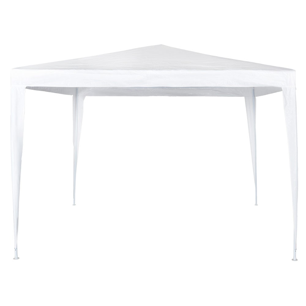 Cenador cuadrado Aktive Garden plástico blanco