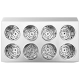 thumbnail of vidaXL Bestekhouder 8 vakken rechthoekig roestvrij staal