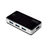 thumbnail of DIGITUS USB 3.0 Hub, 4-Port, schwarz, inkl. Netzteil