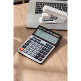 thumbnail of SIGMA Calculatrice de bureau DC600, métal/plastique, 13.5 x 18.3 x 3.95 cm, écran à 12 chiffres, gris