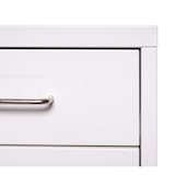 thumbnail of Rollcontainer Boston T851, Schubladenschrank Stahlschrank Büroschrank, 48x28x41cm 4 Schubladen ~ weiß