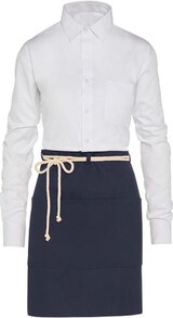 thumbnail of CORSICA - Cord Bistro Apron with Pocket: One Size / Black