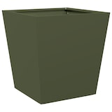 thumbnail of vidaXL Pflanzkübel 2 Stk. Olivgrün 40x40x40 Stahl