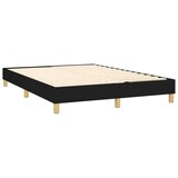 thumbnail of vidaXL Boxspringbett mit Matratze & LED Schwarz 140x200 cm Stoff