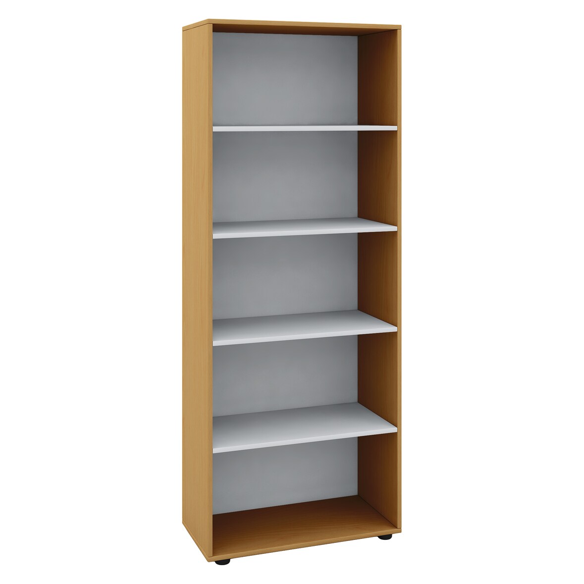 Vandol I Universalschrank ohne Türen mit 4 Regalen Buche dekor.