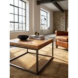 thumbnail of Couchtisch aus Mangoholz, modernes Design, große Ablagefläche, stabile Beine. 55x55x40 cm | Kadima Design