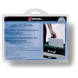 thumbnail of Etui de 12 feuilles lubrifiantes A5 pour destructeur de documents