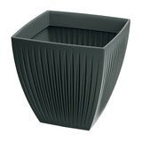 thumbnail of WellHome - Blumentopf aus rotationsgeformtem Kunststoff 69L Ø48x48cm in farbe Anthrazit - Latia Square MIDL