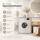 thumbnail of Microfaser Marke Spannbettlaken  120 x 200 cm + 30 cm Royalblau