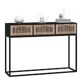 thumbnail of vidaXL Konsolentisch Schwarz 105x30x75 cm Holzwerkstoff und Eisen