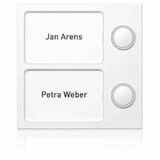 thumbnail of Portier Tastenmodul 2WE (2 Klingeltasten, 2 Namensschilder) weiß, (Bus-System)