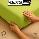 thumbnail of EXKLUSIV HEIMTEXTIL Marke Jersey Spannbettlaken 90 x 200 cm Apfelgrün 100% Baumwolle Öko - Tex Zertifiziert Bed-Sheet Bettlaken Spannbetttuch Topper