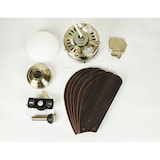 thumbnail of Deckenventilator Turbo Swirl Chrom 105 cm mit Licht 105