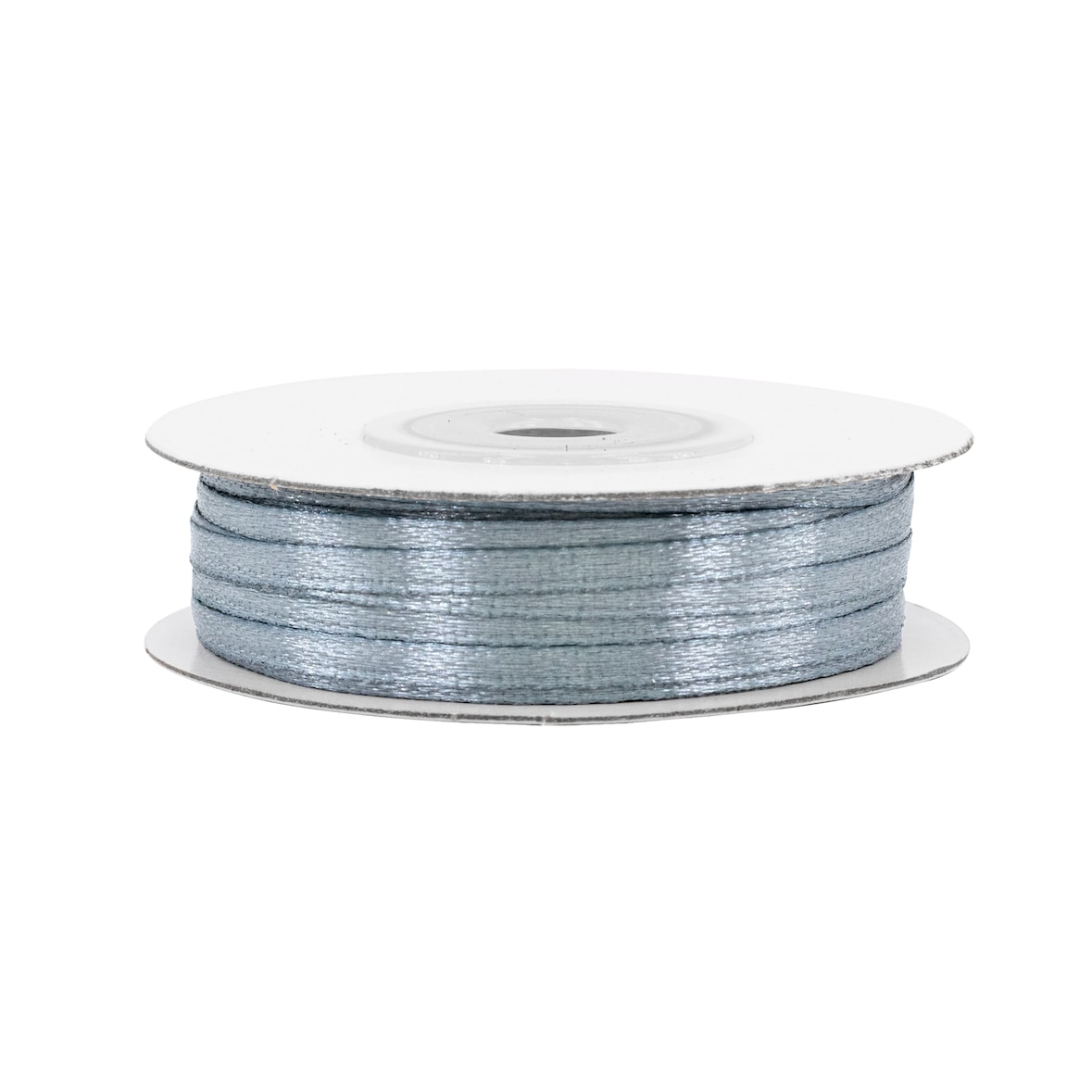 3mm Satinband 50m Schleifenband Geschenkband Dekoband Stoffband Uni Dunkelgrau