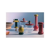 thumbnail of alessi, modelo es18, moinho de sal, pimenta e especiarias, em madeira, 7x11 cm, amarelo.