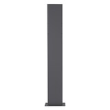 thumbnail of ECD Germany Standbriefkasten Anthrazit Edelstahl 170 cm freistehend, mit Zeitungsfach, Postkasten Holzoptik, pulverbeschichtet