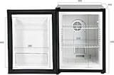 thumbnail of Barkühlschrank GAUKLER für 20 Dosen (330ml) | 1x Tür + LED | 40 Liter, HxBxT 54,5x40,5x44,3cm | +6/+15°C | Schwarz | + CHEFGASTRO Geschirrtuch