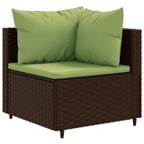 thumbnail of vidaXL 5-tlg. Garten-Lounge-Set mit Kissen Braun Poly Rattan