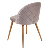 thumbnail of Set van 4 eetkamerstoel HWC-D53, stoel keukenstoel retro jaren 50 design, fluweel ~ grijsbruin