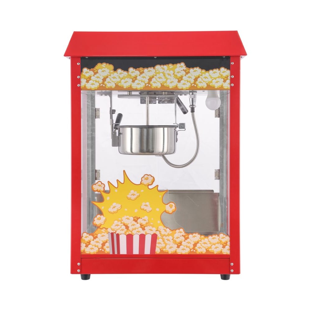 HENDI Popcorn-Maschine, Rot, 230V/1155W, 560x420x(H)760mm