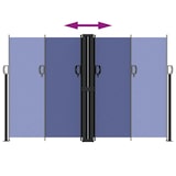 thumbnail of Toldo lateral retráctil azul 160x600 cm