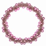 thumbnail of vidaXL Weihnachtskugelgirlande Rosa 186 cm Polystyrol