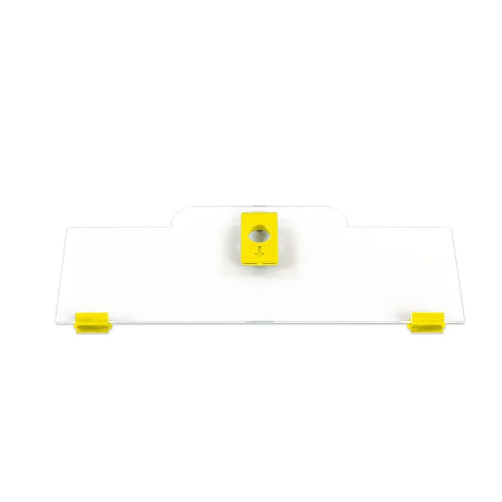 PROREGAL 10x Cover Niedrig | Inkl. Verschlussset gelb | BxT 40x60 cm