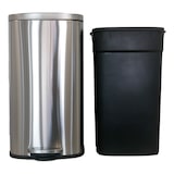 thumbnail of Mülleimer Abfalleimer Treteimer Edelstahl mit Absenk-Automatik 30 Liter