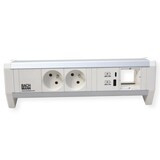 thumbnail of BACHMANN DESK 2xUTE 1xUSB A/C 22W 1xCM GST18 RAL9010