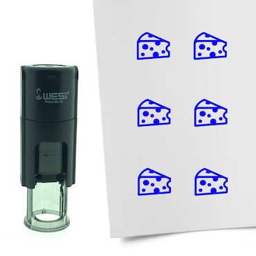 combicraft-stempel-kaas-10mm-rond-blauwe-inkt-makro