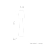 thumbnail of Lámpara de Pie LOLA 165 con luz blanca fría de Newgarden