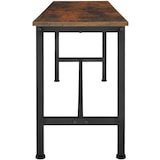 thumbnail of tectake 2 bancos Fairfield  Madera Industrial Oscura, Rústica