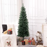 thumbnail of HOMCOM Árvore de Natal Tipo Lápis 180 cm com Base Dobrável e 479 Ramos para  Escritório Verde