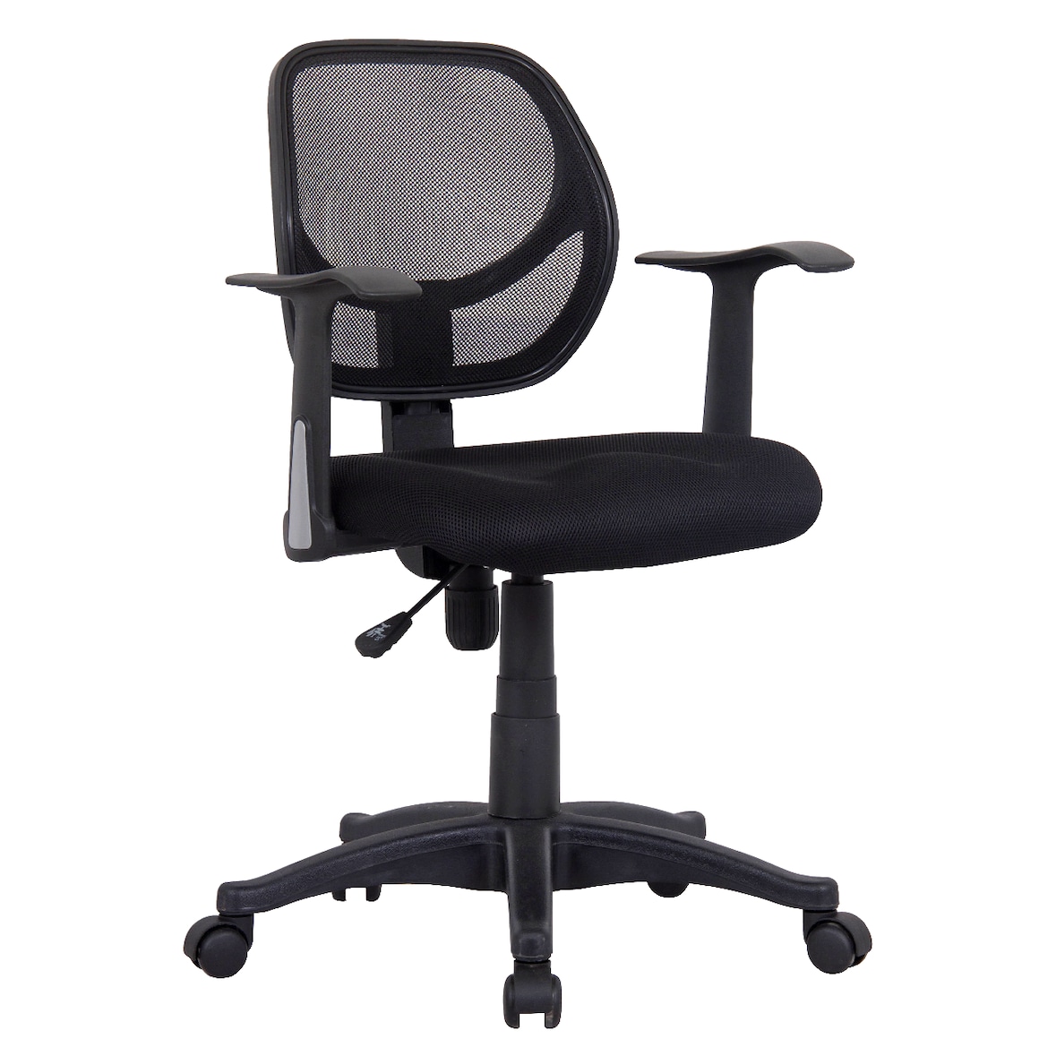 SIGMA Silla de oficina SC17, plástico, altura de asiento regulable, negra