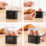 thumbnail of GOURMETmaxx Eierkocher Kompakt 2.0 250W schwarz matt