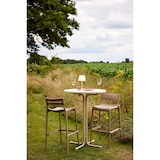 thumbnail of Tabouret de bar empilable en polypropylène Sable 49x49x100cm (Lot de 4) - Feros