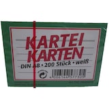 thumbnail of Karteikarten A8 liniert weiß VE=96x200 Stück