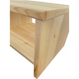 thumbnail of Nachttisch Kiefer massiv modernes kubisches Nachtkästchen in offener Form 90.20-K5