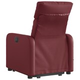 thumbnail of vidaXL Massagesessel mit Aufstehhilfe Elektrisch Weinrot Kunstleder