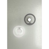 thumbnail of Applique Moderna Tonda Fuel 1 Luce In Metallo Bianco Gx53