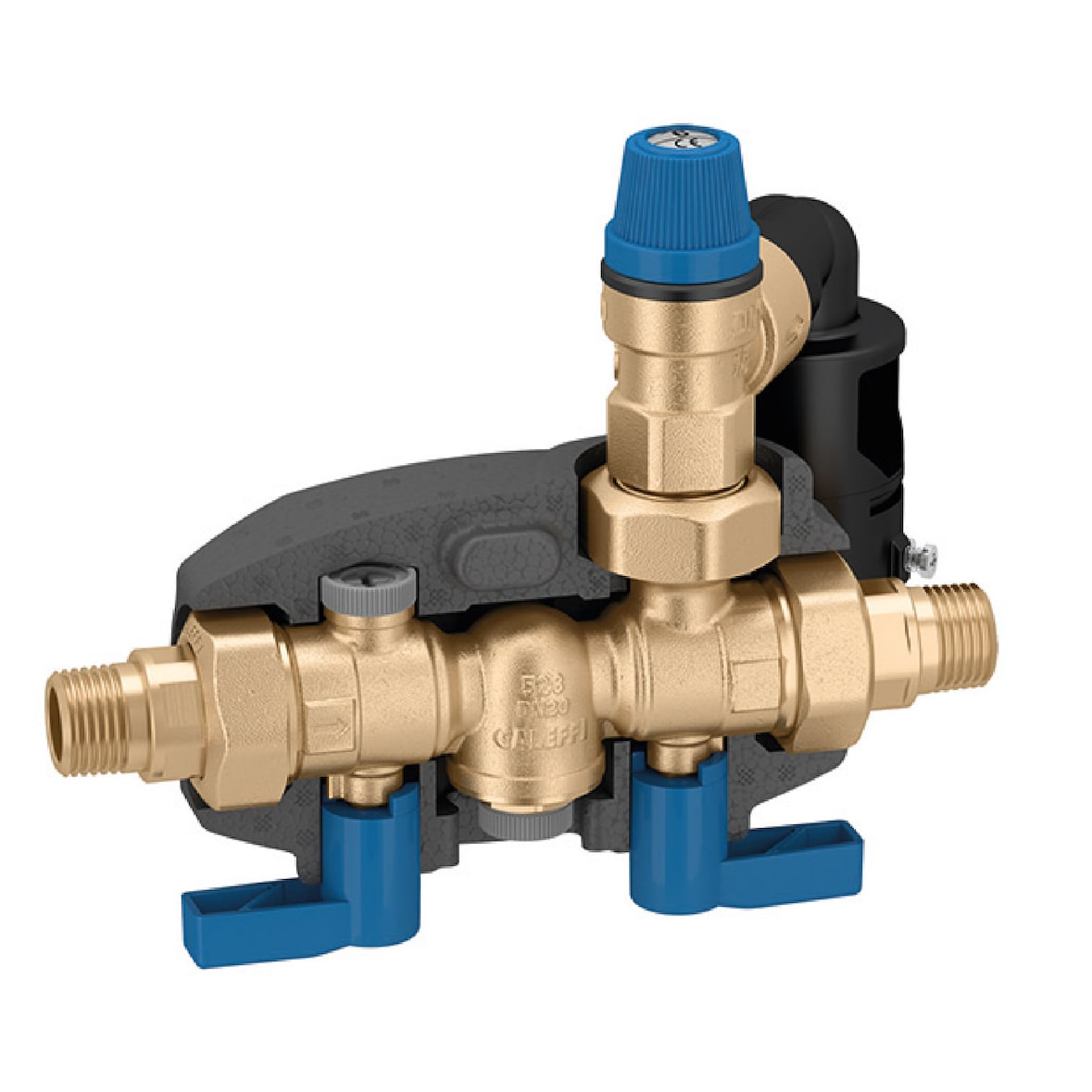 Sicherheitsgruppe DN20 8 bar 3/4 Zoll Warmwasser Bereiter DVGW