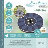 thumbnail of LED Solar Teichpumpe leuchtend schwimmende Fontäne Springbrunnen Gartenteich