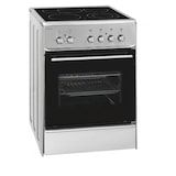 thumbnail of Exquisit ECM6-4BZ Inox Freistehender Kocher Keramik Edelstahl A
