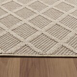 thumbnail of Teppich Outdoor Raute Wetterfest Waschbar Strapazierfähig Balkon Terrasse Küche OEKO-TEX Beige 80x150 cm – CORTINA von Kadima Design