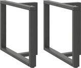 thumbnail of vidaXL Esstischbeine T-Form 2 Stk. Anthrazit 100x35x(72-73) cm Stahl