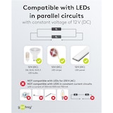 thumbnail of Goobay 30002 LED-Trafo 12 V (DC)/20 W, 20 W, Orange-Weiß - 12 V DC für LEDs bis 20 W Gesamtlast