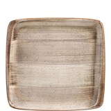 thumbnail of 2x Bonna Aura Terrain Moove Platte rechteckig 32x30cm 2,5cm hoch Beige Creme Hellbraun Porzellan ATRMOV41KR Servierplatte Speise Geschirr