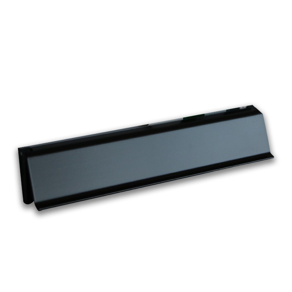 Bocacartas BTV para exterior | Acabado color Negro |  Construidos en Aluminio Pintado  | 28.2 x 5.8 x 2 cm