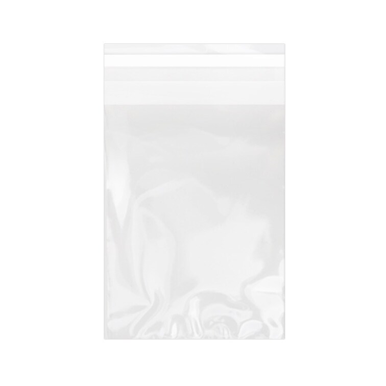 MONOUSO - Flachbeutel BOPP mit Falte Klebstoff 11x16cm G160 (1.000 Stück)