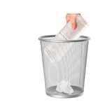 thumbnail of Papierkorb Metalldraht 19 Liter - silber